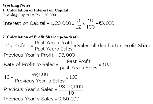 TS Grewal Accountancy Class 12 Solutions Chapter 5 Retirement - Death of a Partner image - 182